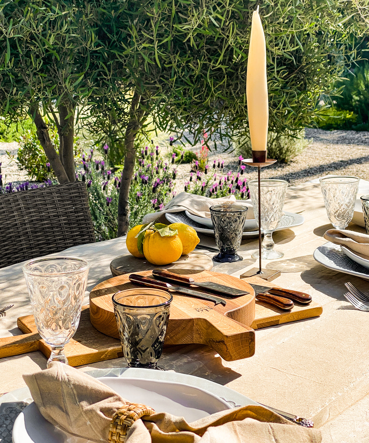 Table Cloth Rectangular | Sunkissed Pebble, 71" x 95"