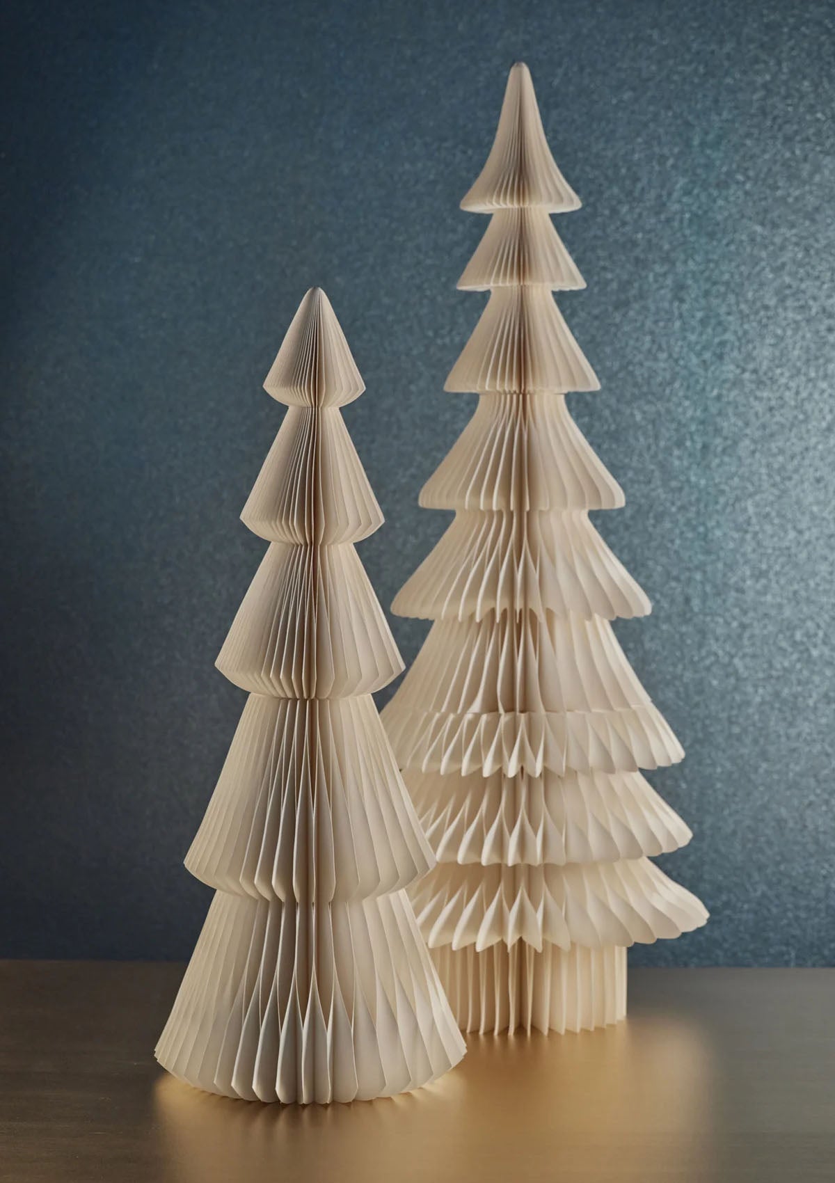 Davos Wish Paper Decorative Tree | Light Ivory, 48"