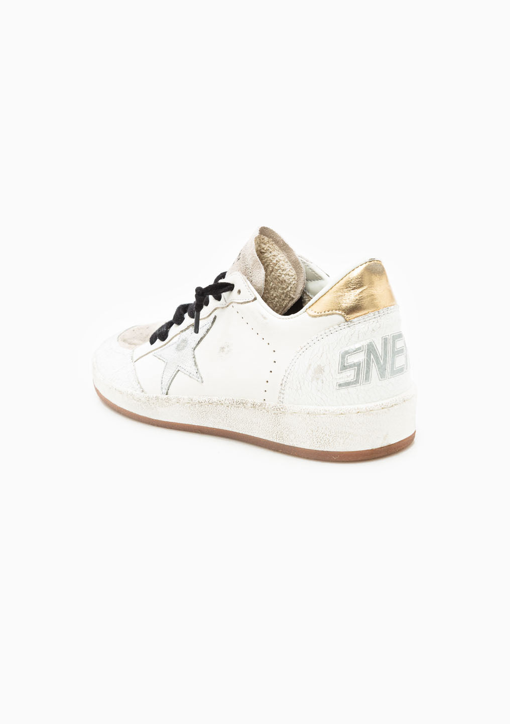 Ball Star Sneaker Viper Print Star Signature | White/Silver/Gold