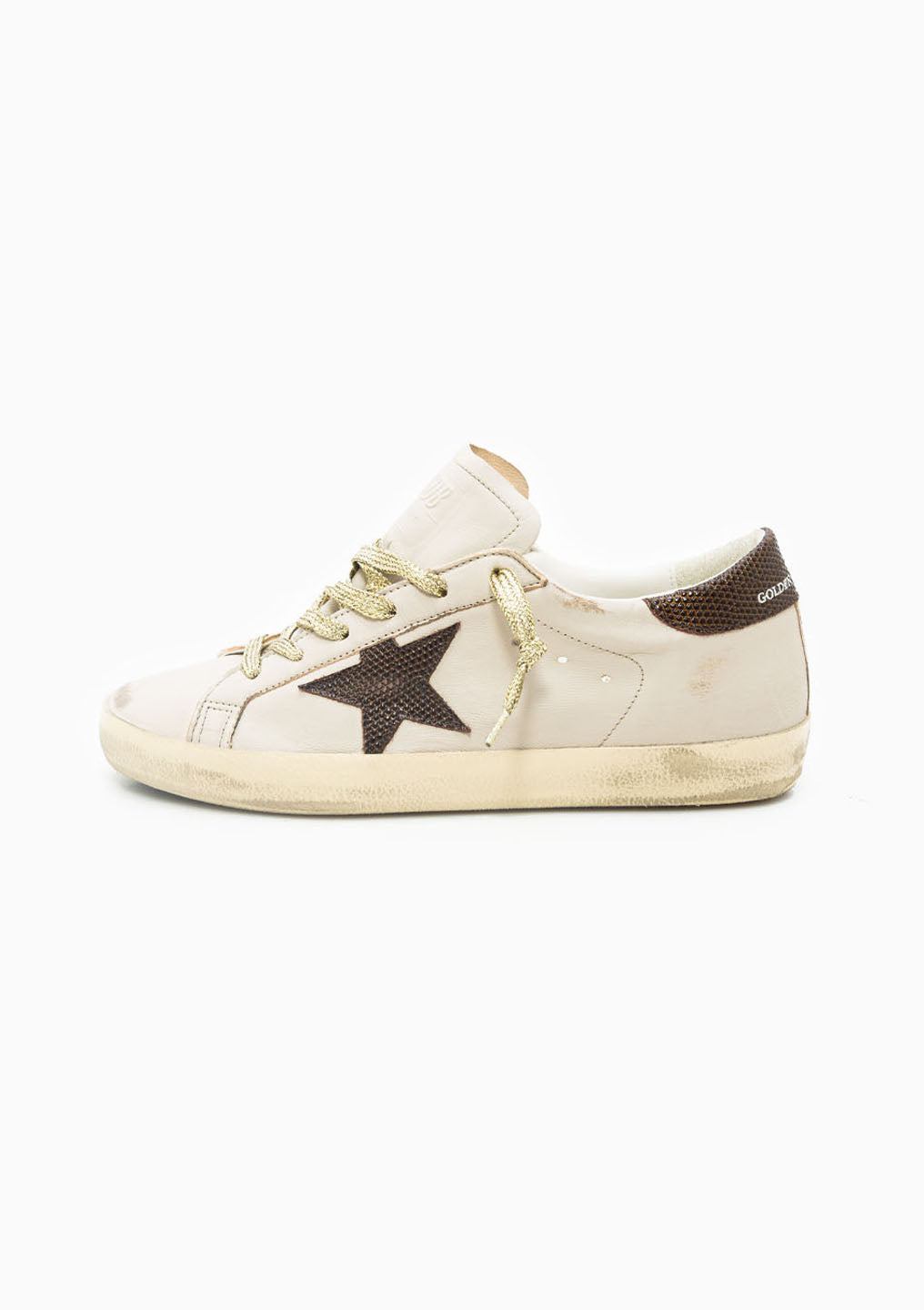 Superstar Sneaker Lizard Printed Star & Heel | Grey Morn/Black Plum