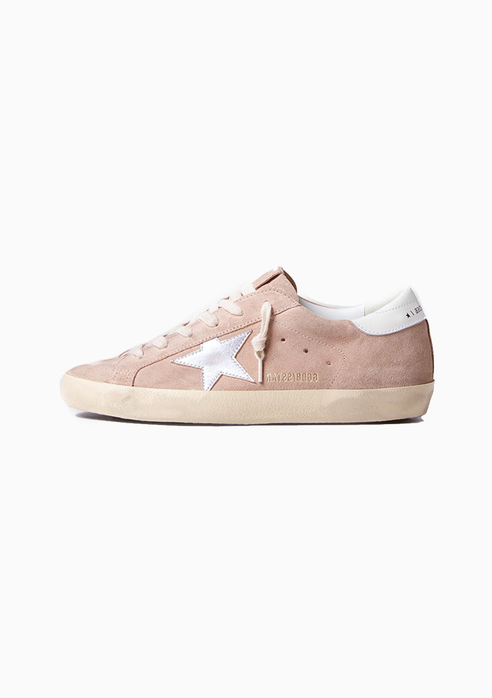 Superstar Sneaker Suede Upper Laminated Star | Pink/Silver/White