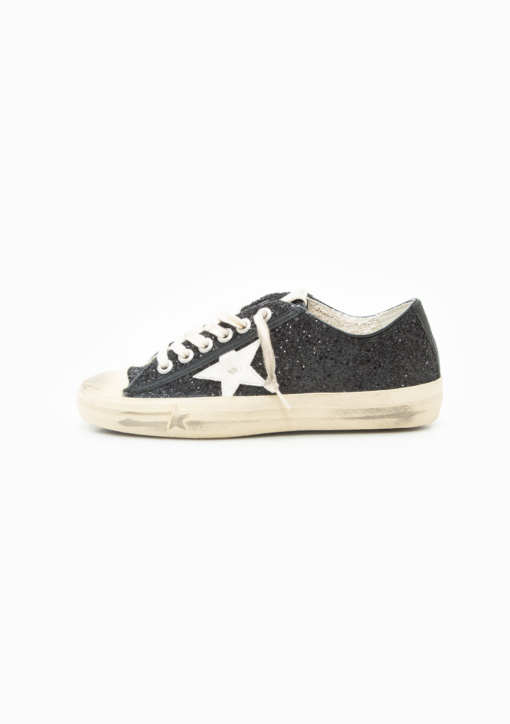 V-Star Sneaker Glitter Bio Based Star And List | Black/White