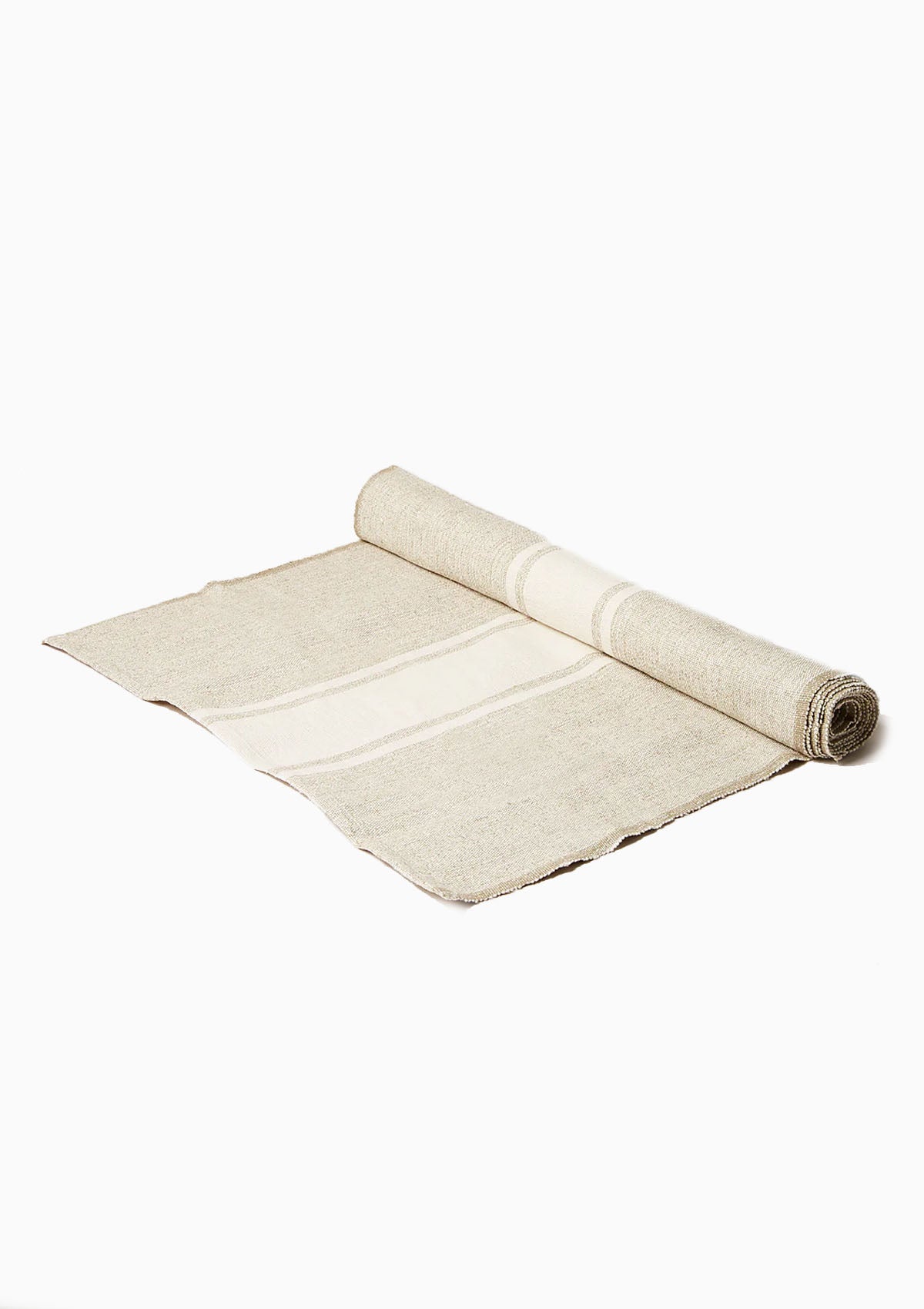 Handloom Stripe Runner | Cream