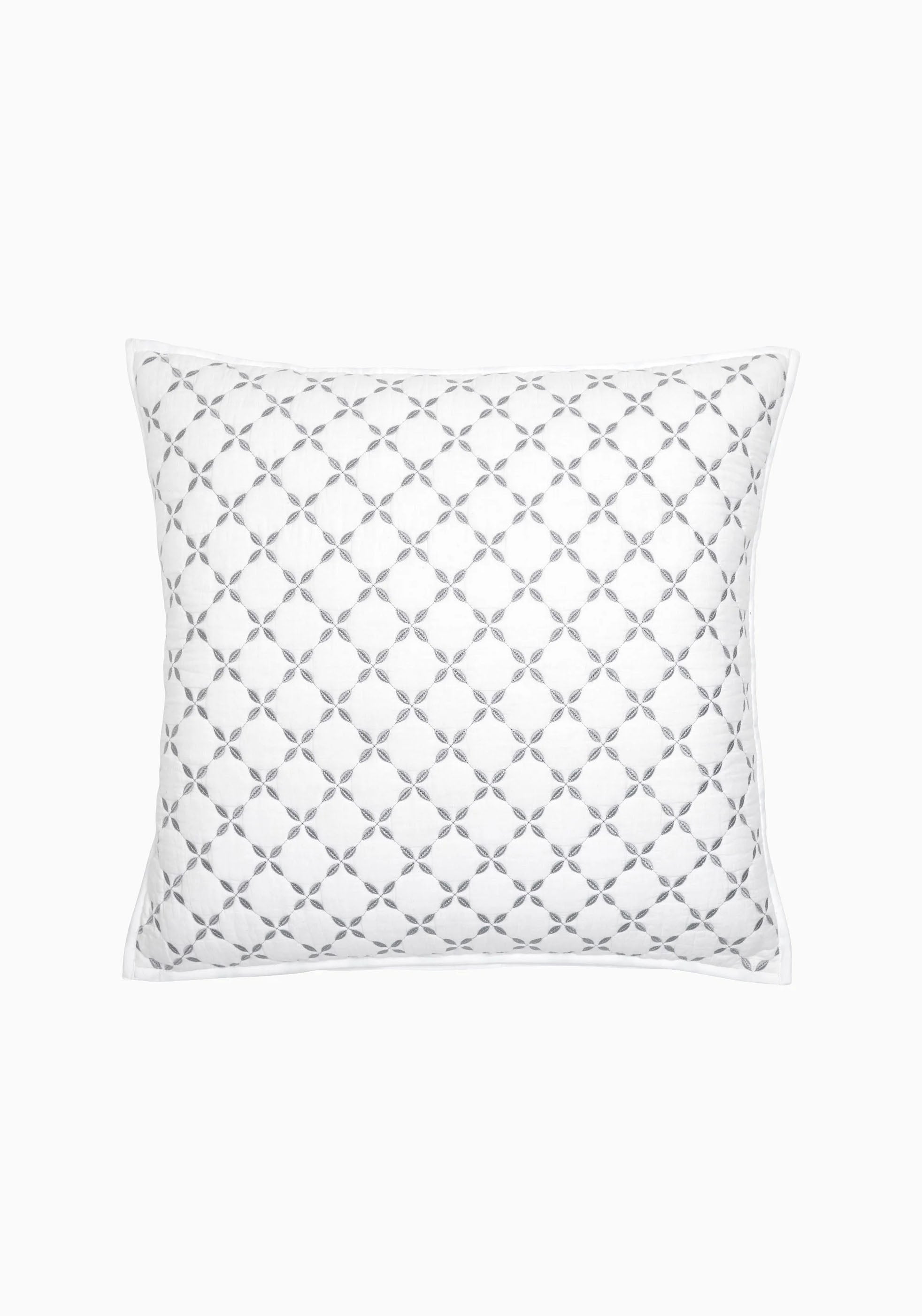 Layla Coverlet Euro Sham | Grey