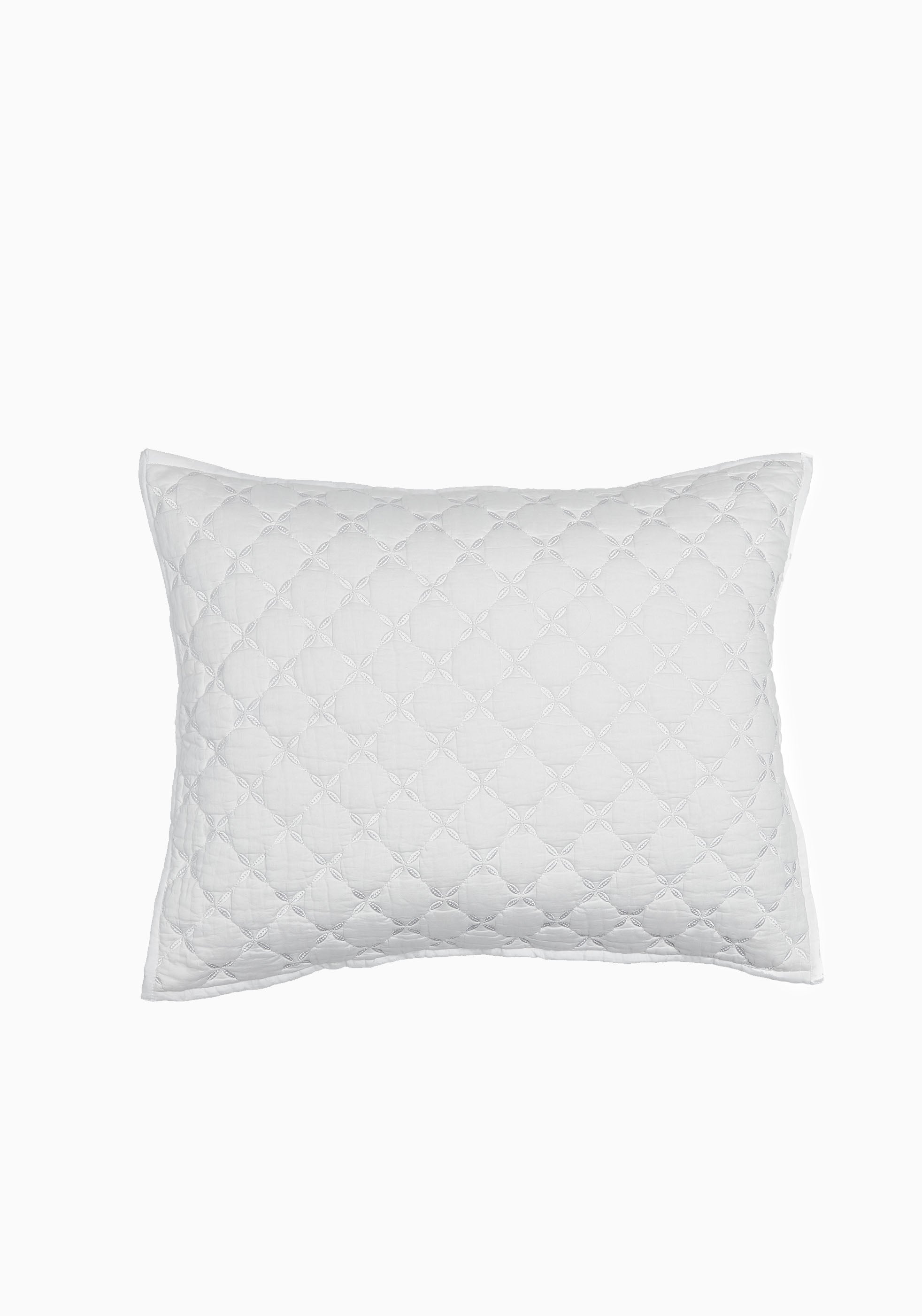 Layla Coverlet King Sham | White