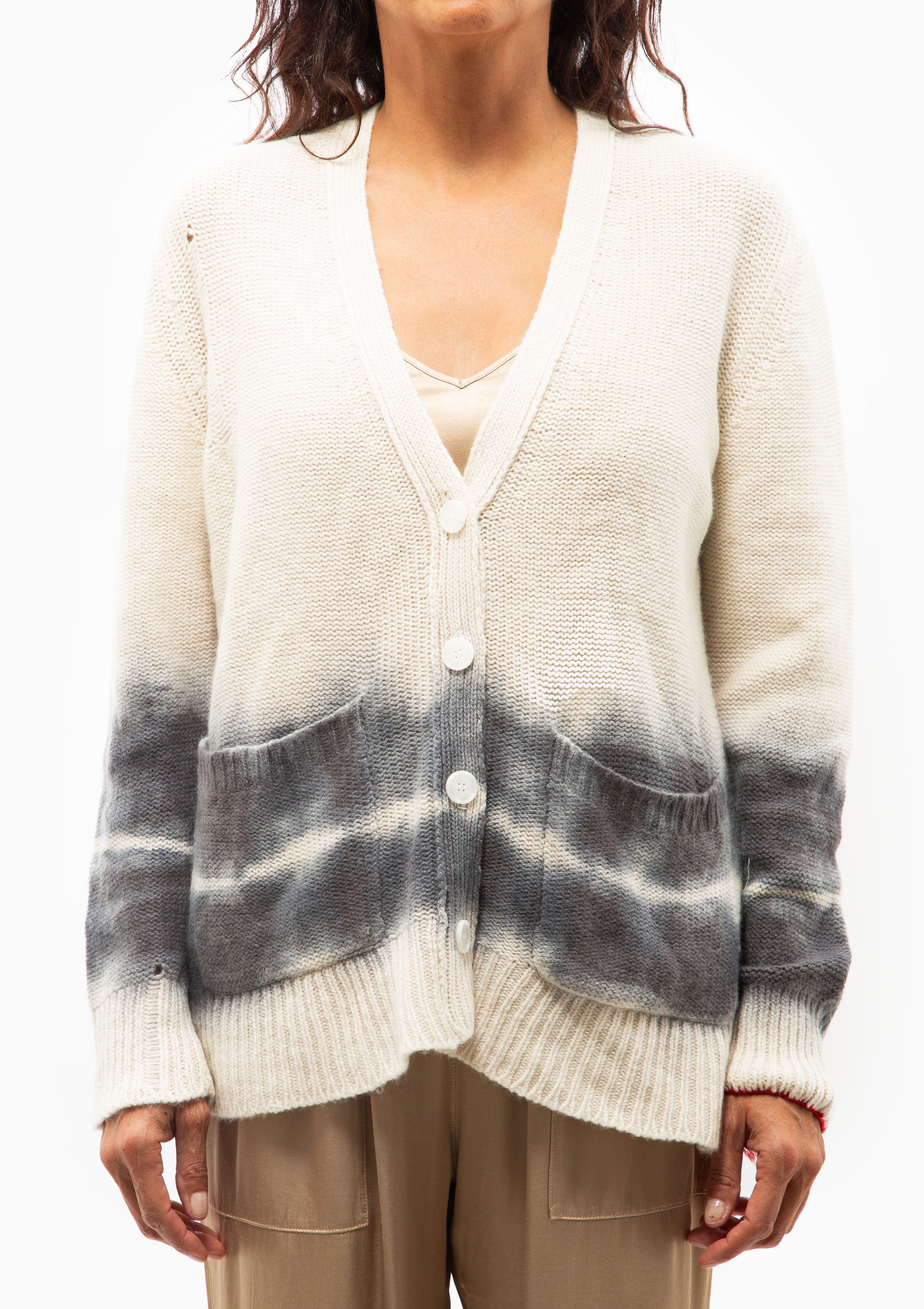 Cashmere Evans Cardigan | Cream