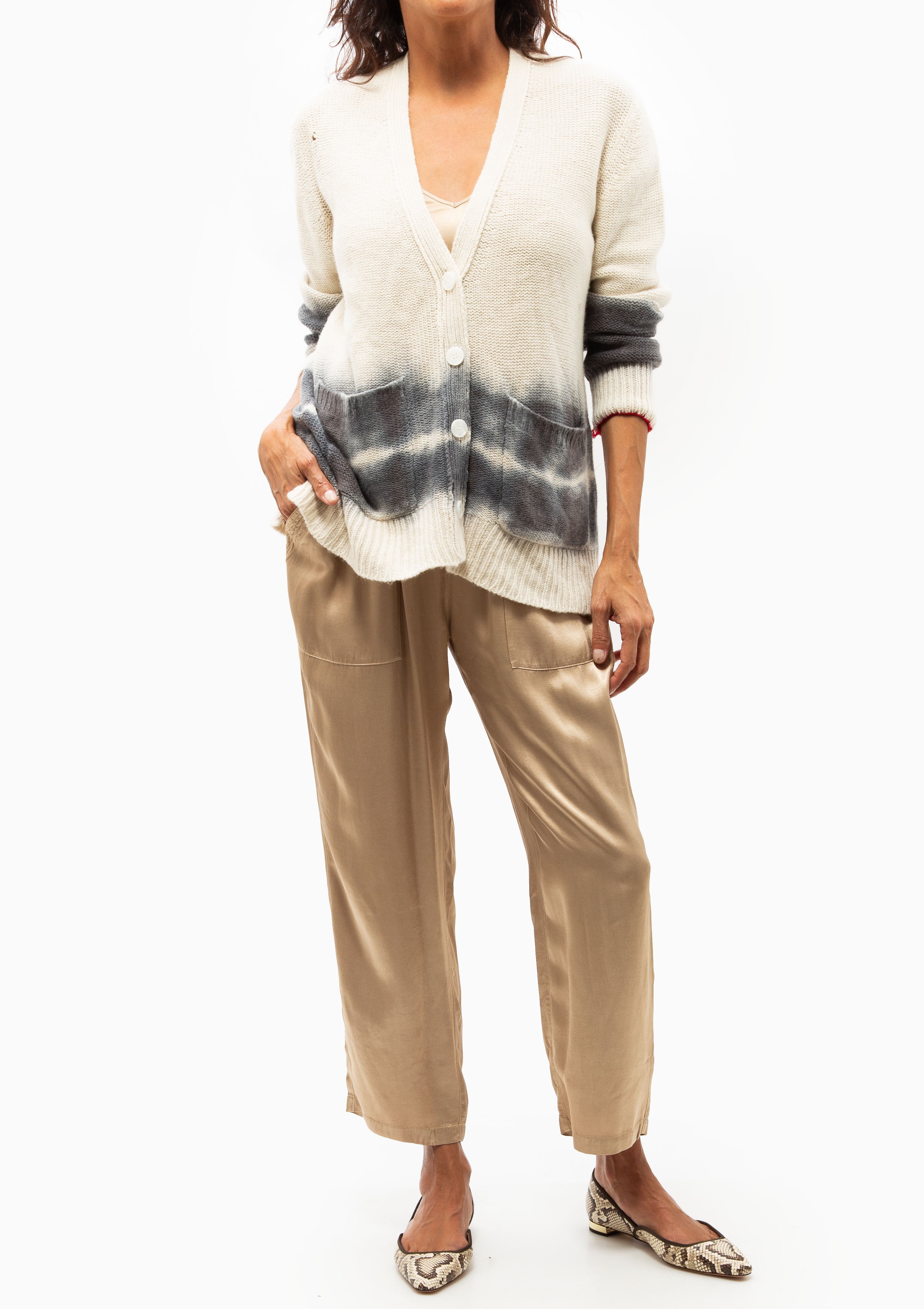 Cashmere Evans Cardigan | Cream