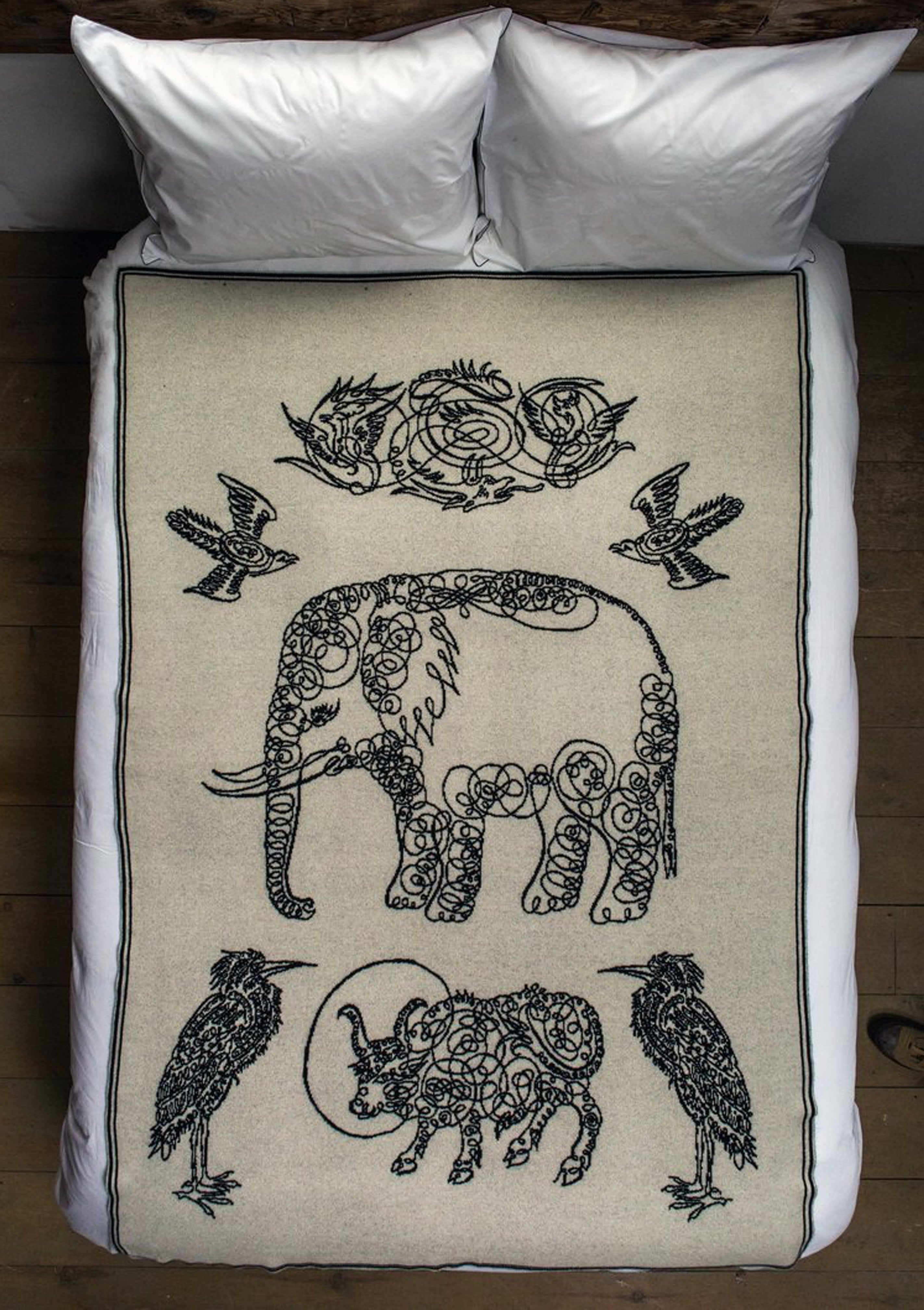 Elephant & Friends Throw | 51"x71"