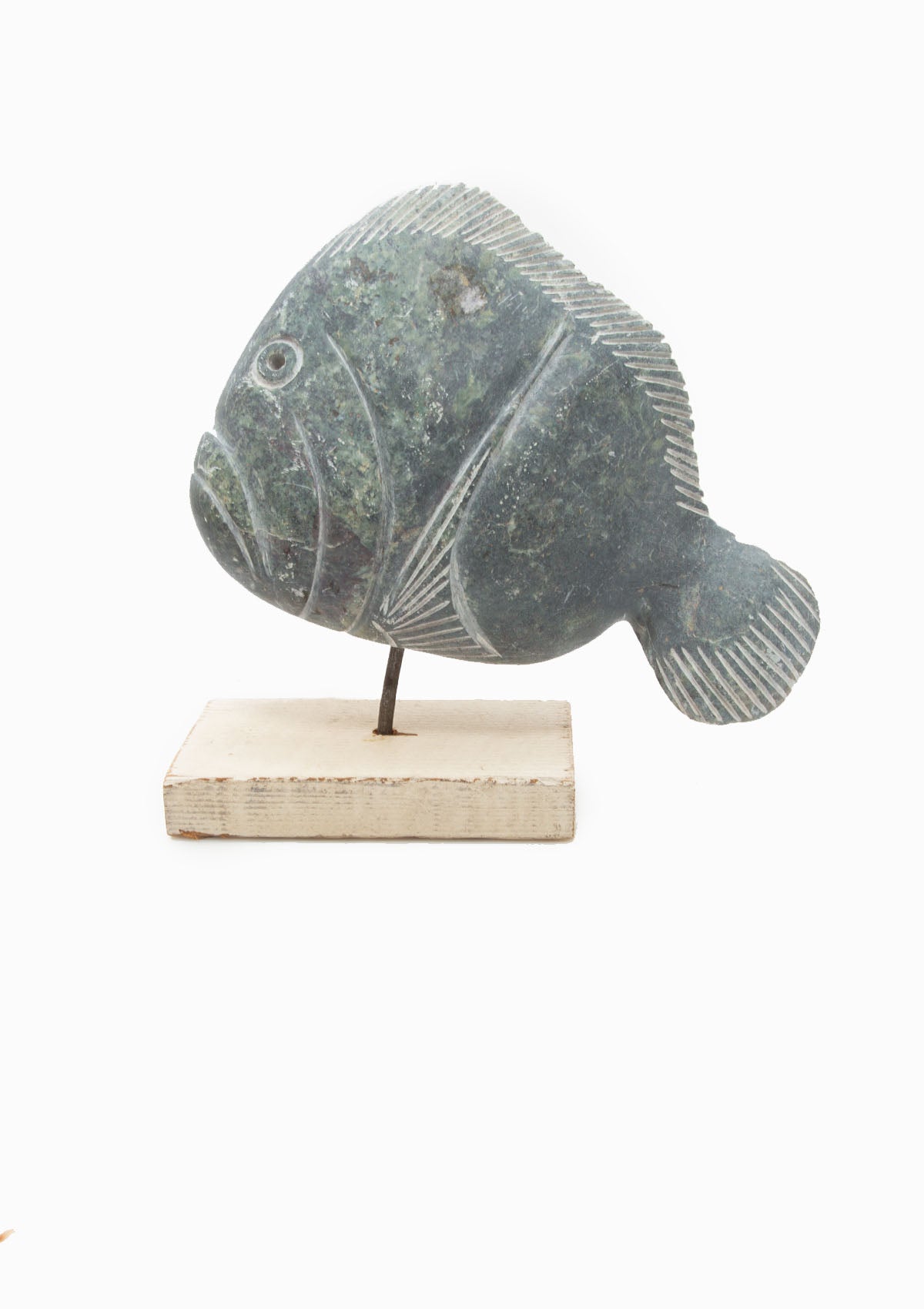 Stone Fish Sculpture | 33cm