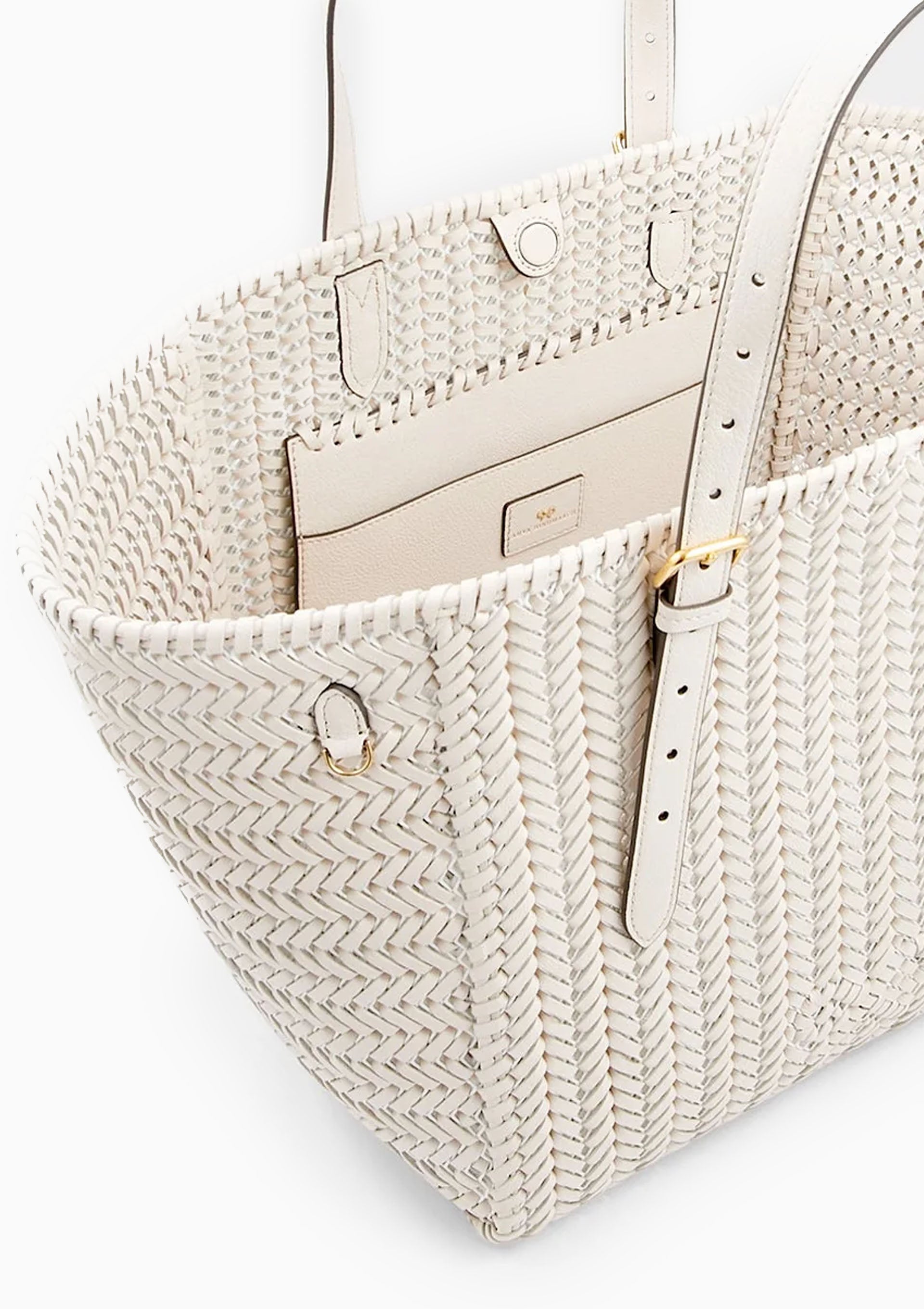 The Neeson Square Tote | Chalk