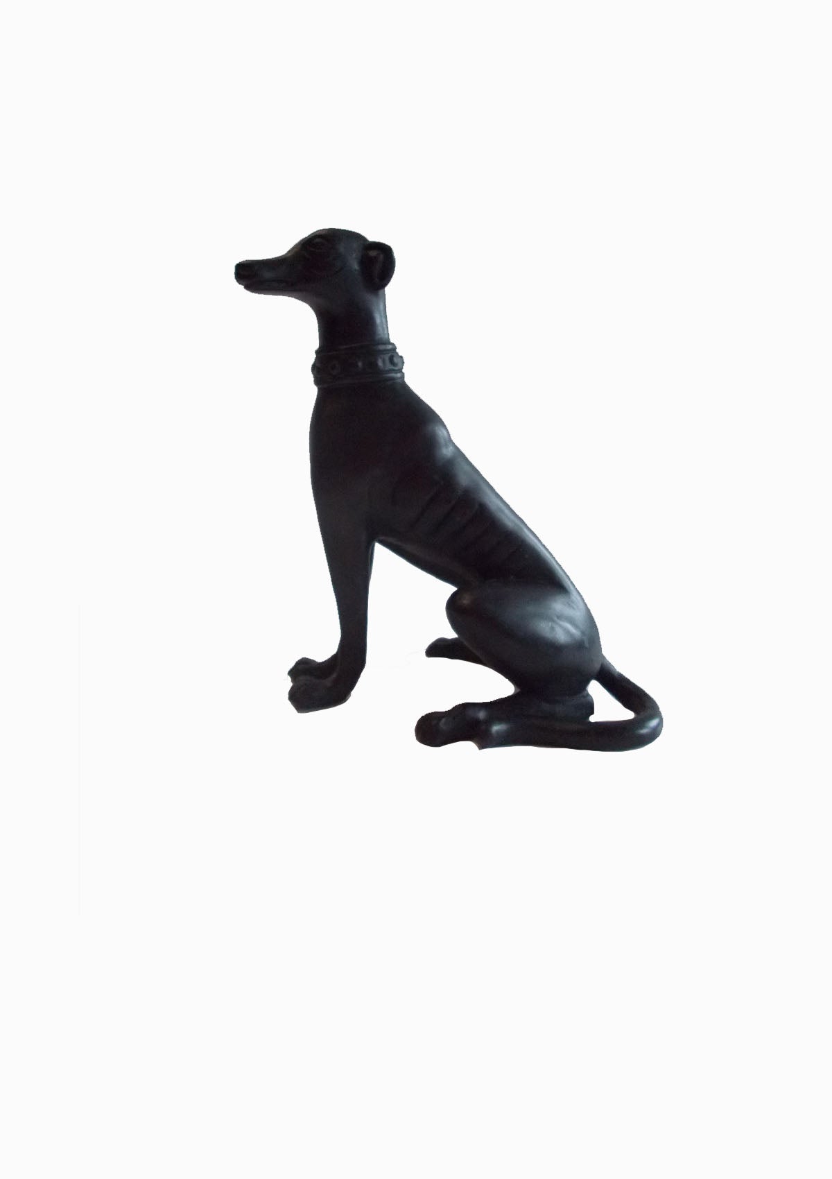 Vintage Bronze Greyhound Dog