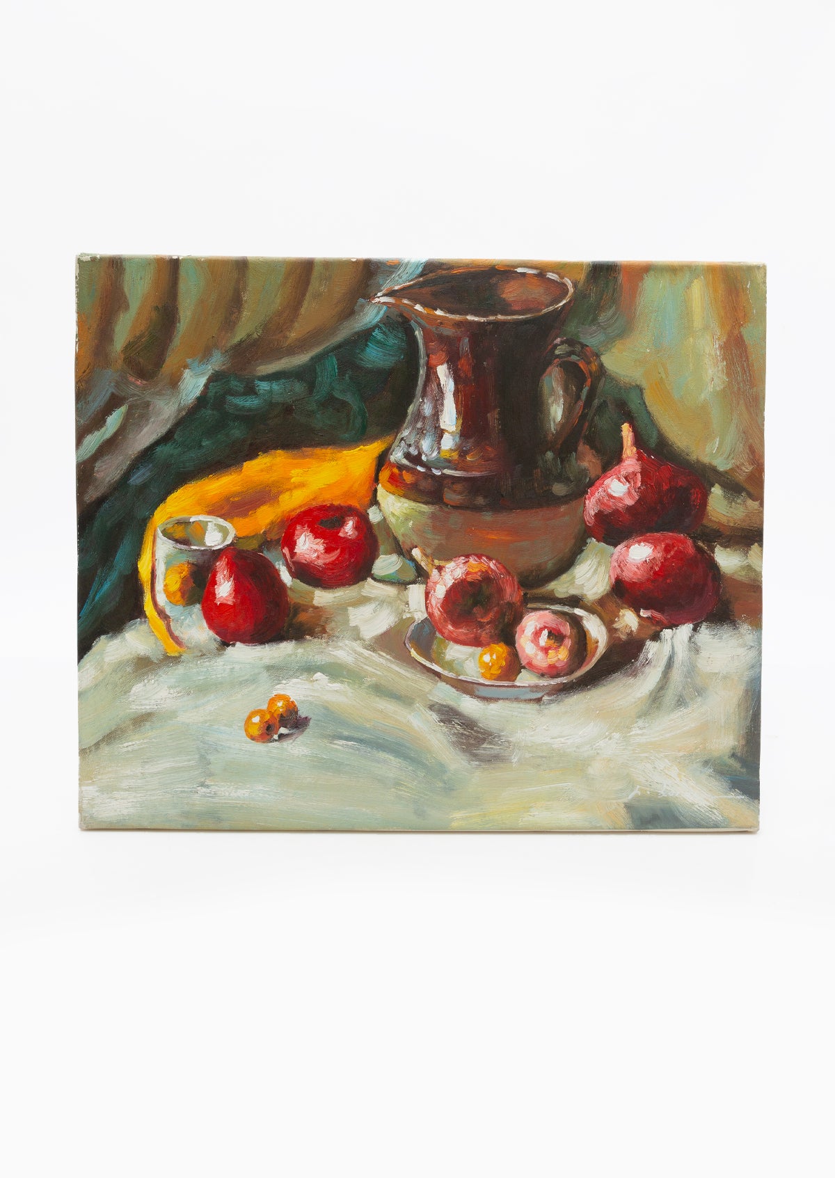 Vintage Mid Century Still Life Oil Painting | 20” x 24"