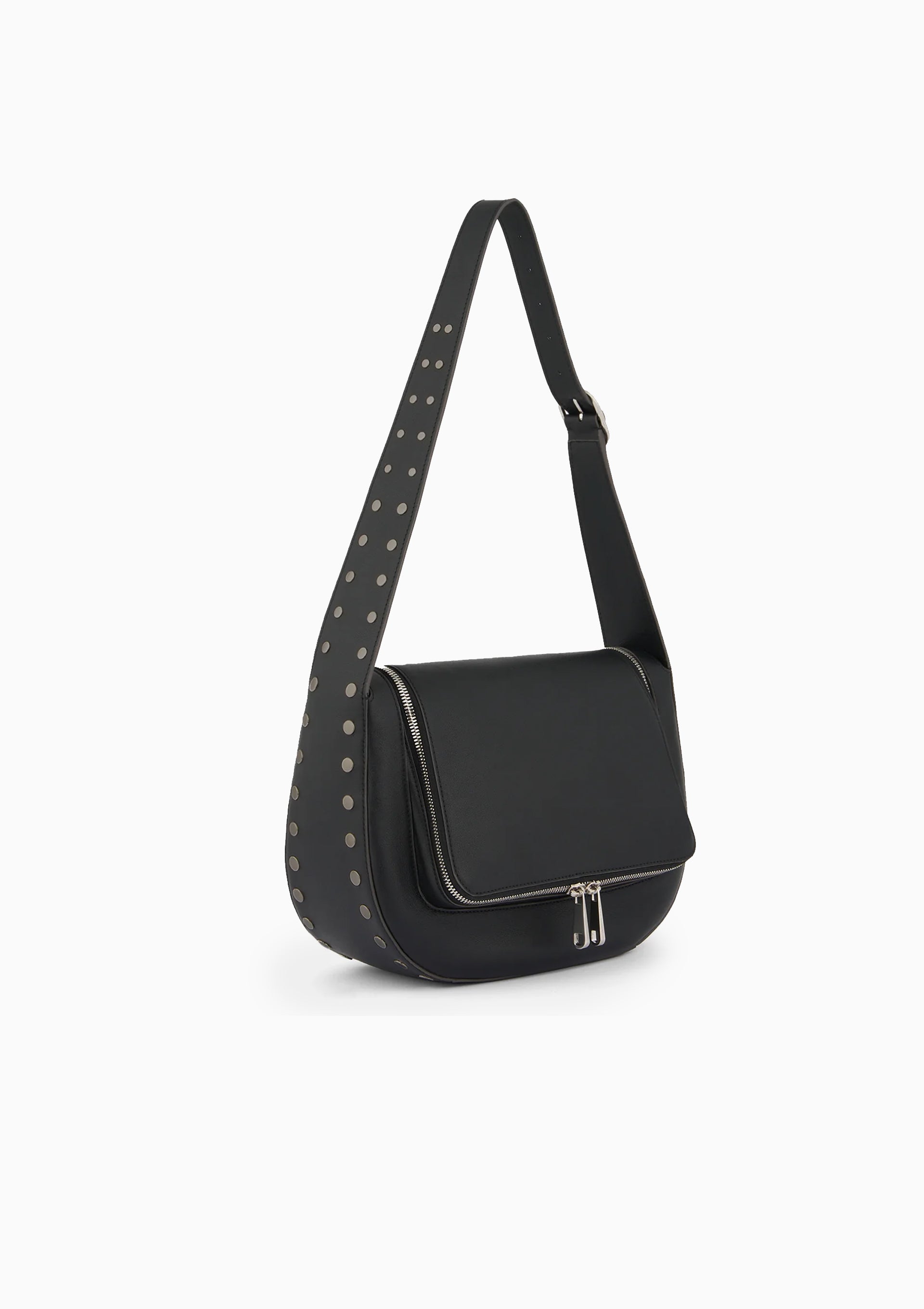 Vere New Shoulder Bag With Studs | Black