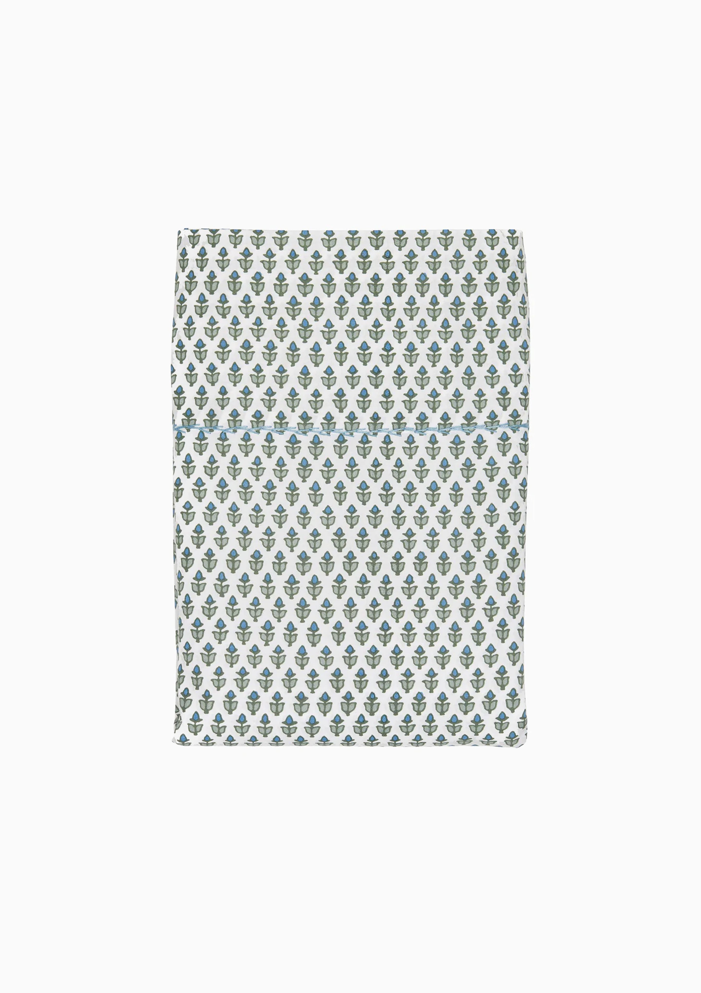 Cala Organic Sheet King Flat | Sage