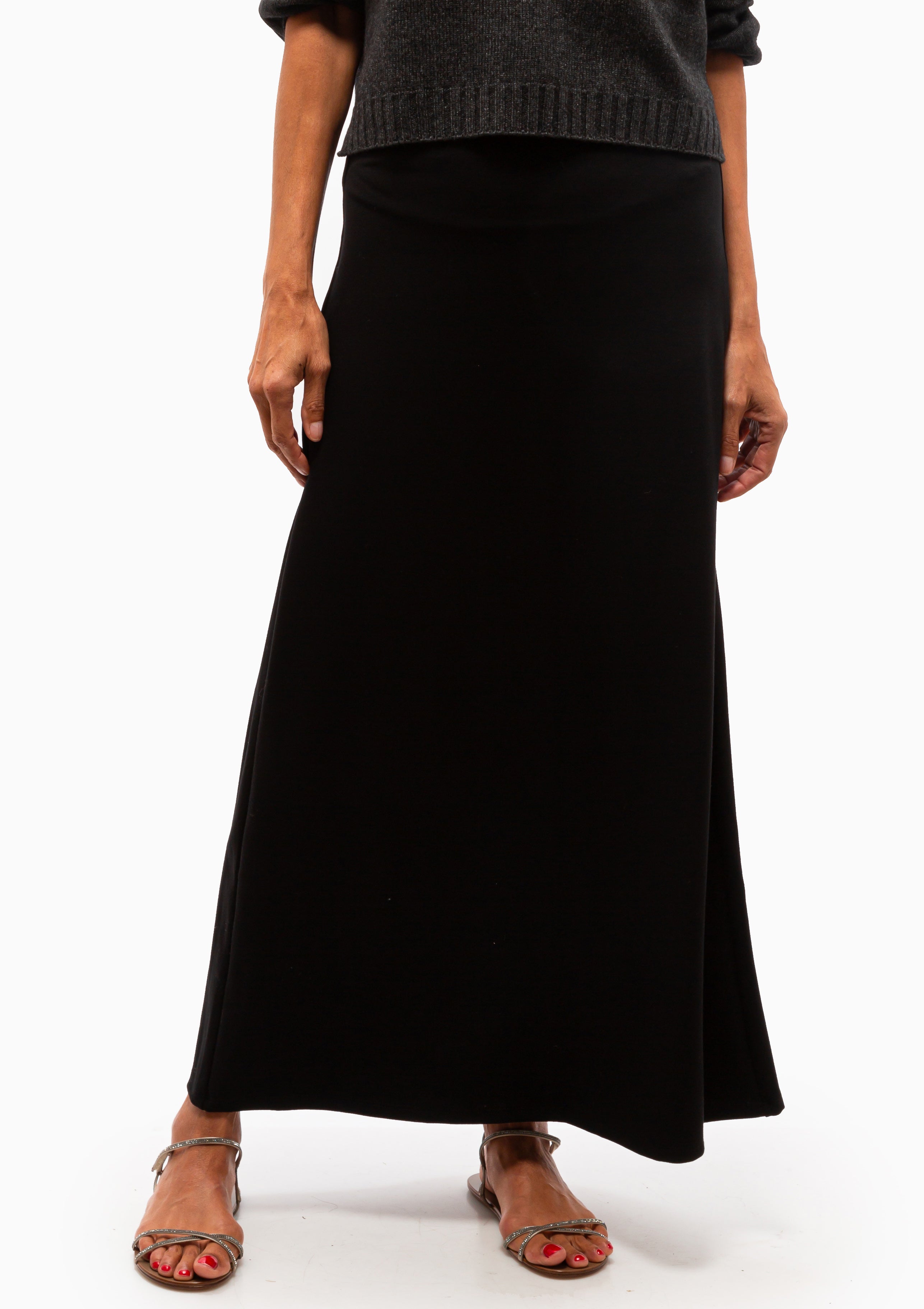 Rio Maxi Skirt | Black