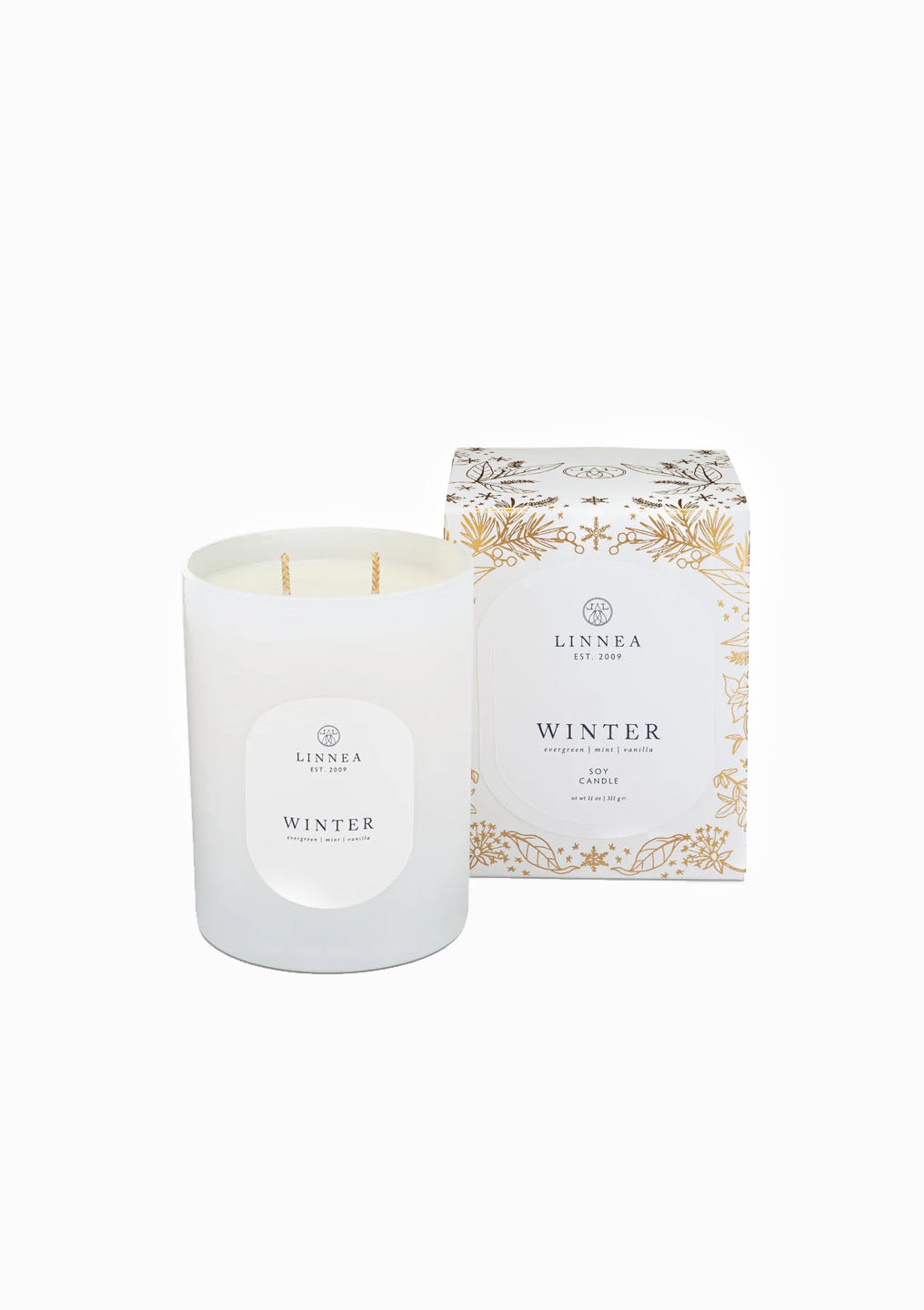 Winter Double Wick Candle