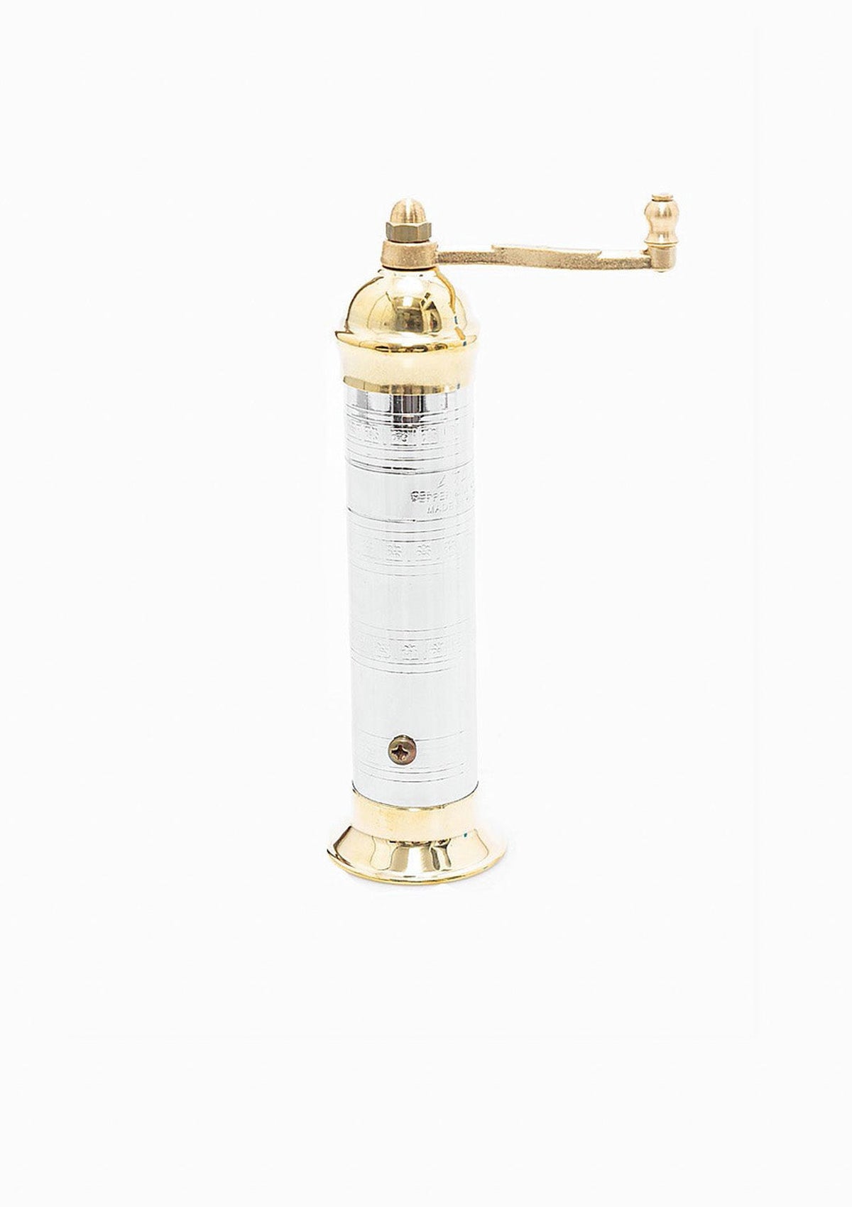 Pepper Mill 9" | Brass/Chrome