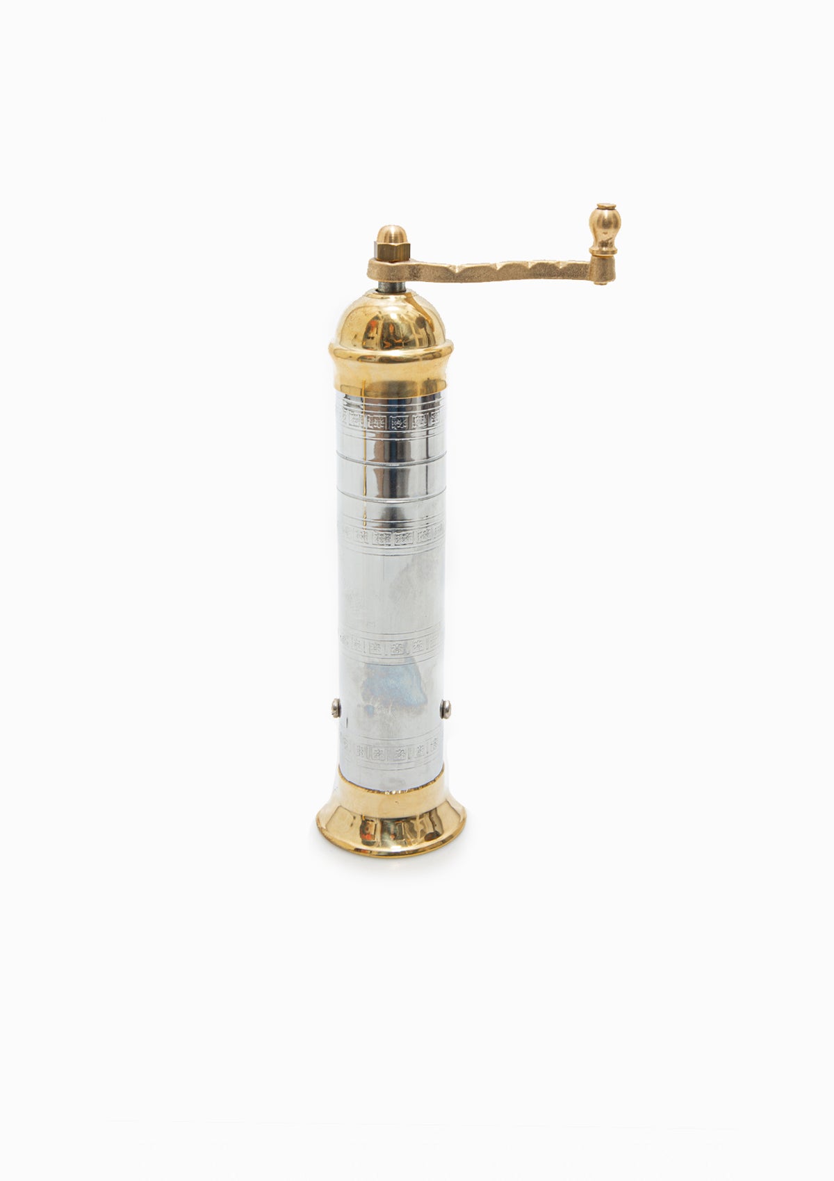 Pepper Mill 8" | Brass/Chrome