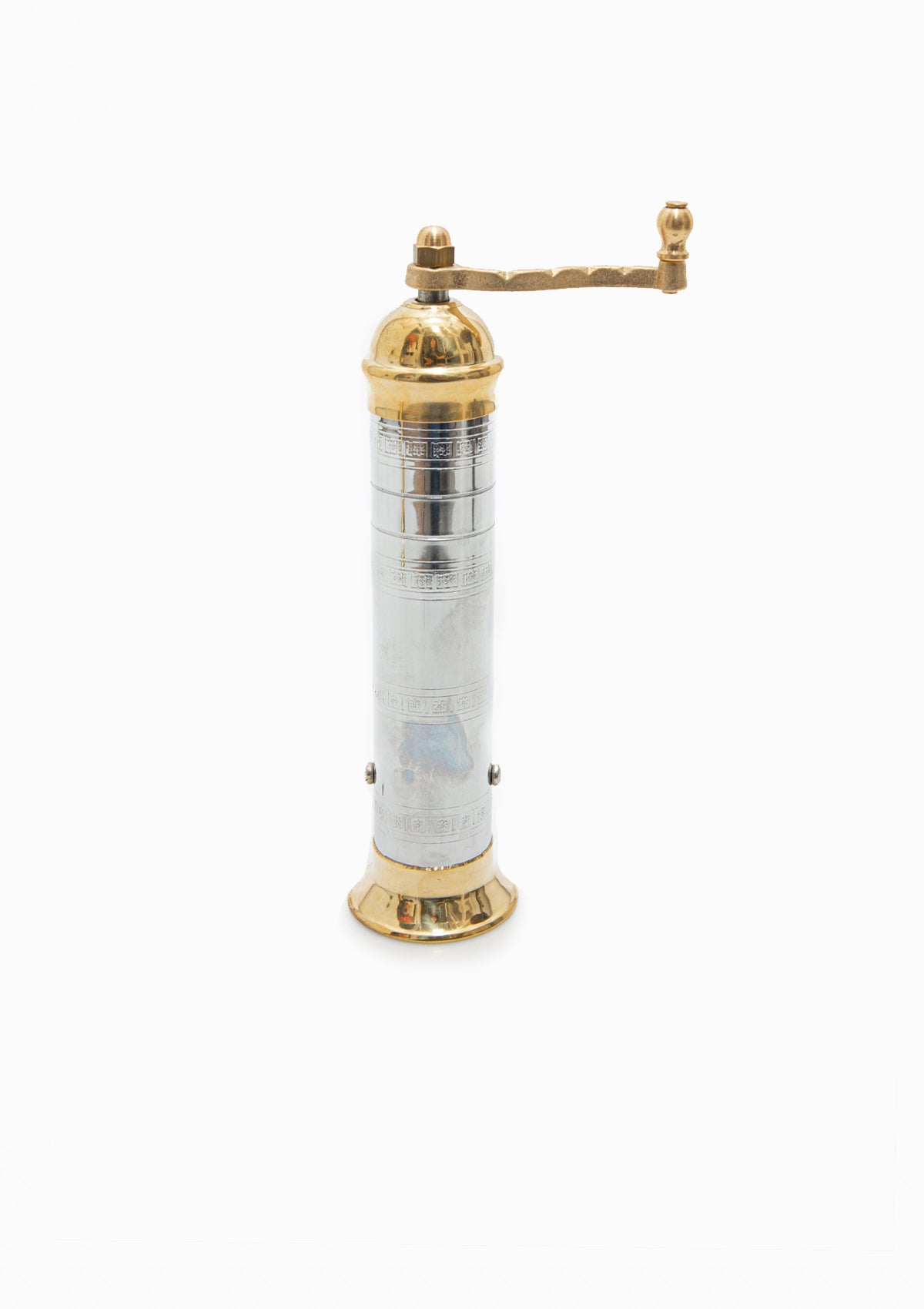 Salt Mill 9" | Brass/Chrome