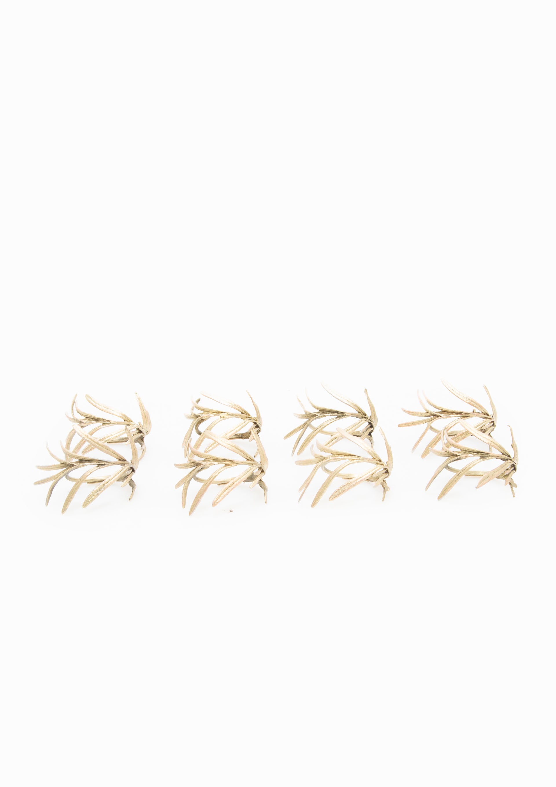 Rosemary Napkin Rings | Brass, Set Of 8