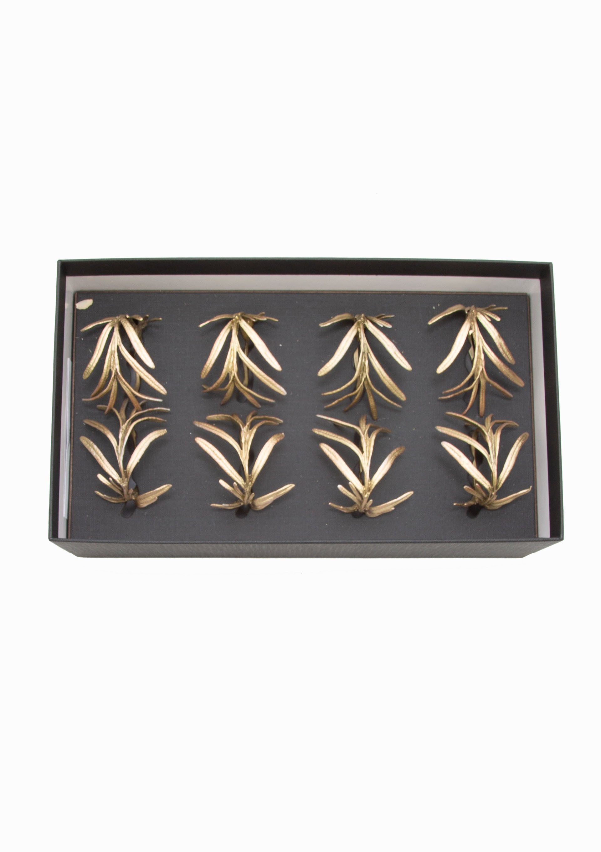 Rosemary Napkin Rings | Brass, Set Of 8