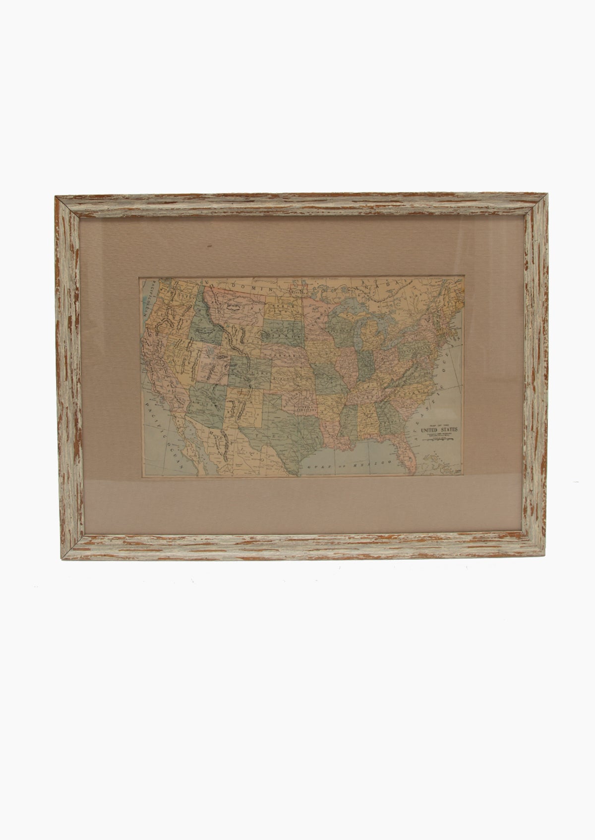 Vintage United States Map | 24" x 32"