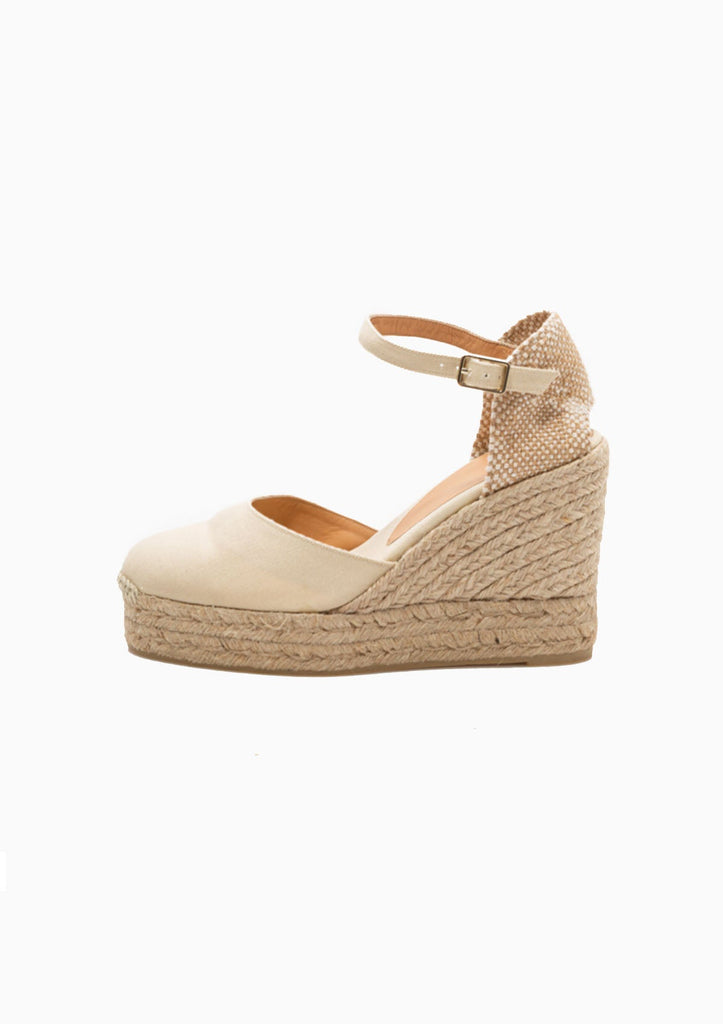 Casta er Carol Canvas Wedge 4