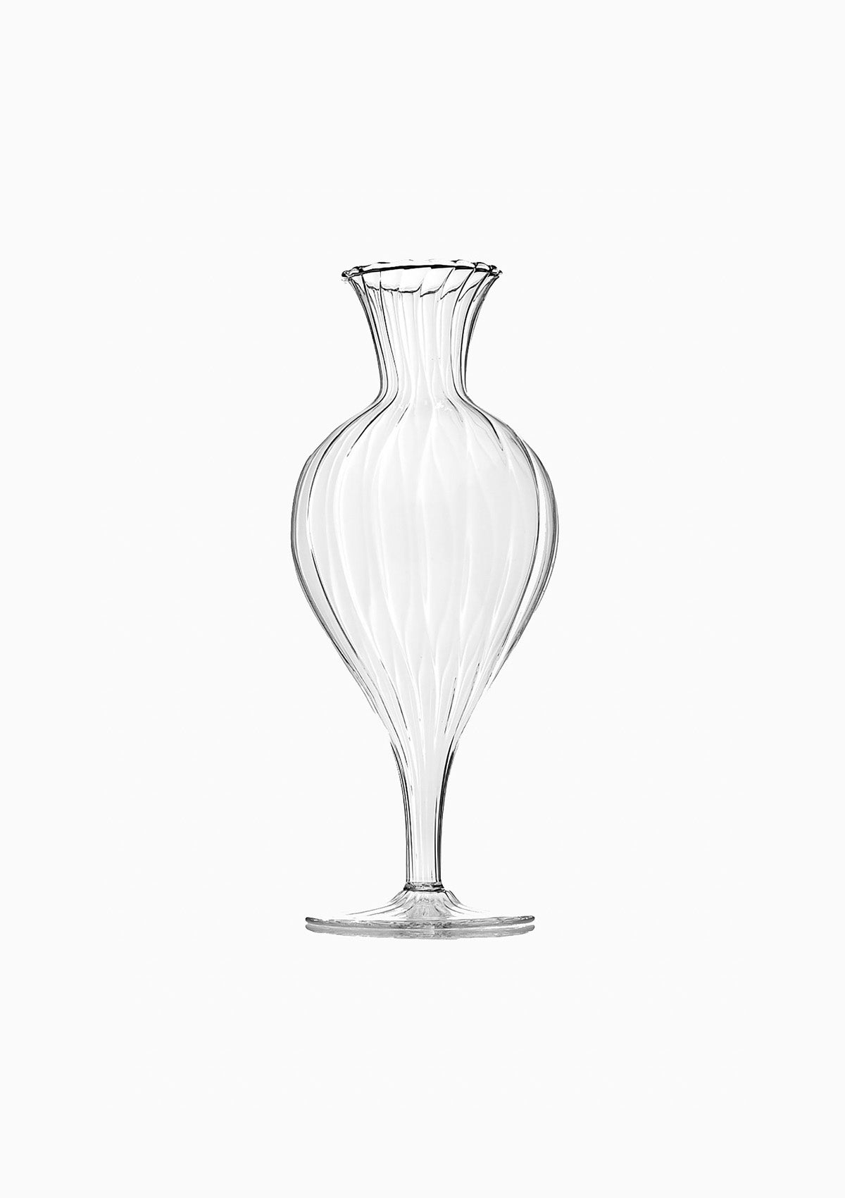 Boutique Vase, Clear, 3.5"x8"