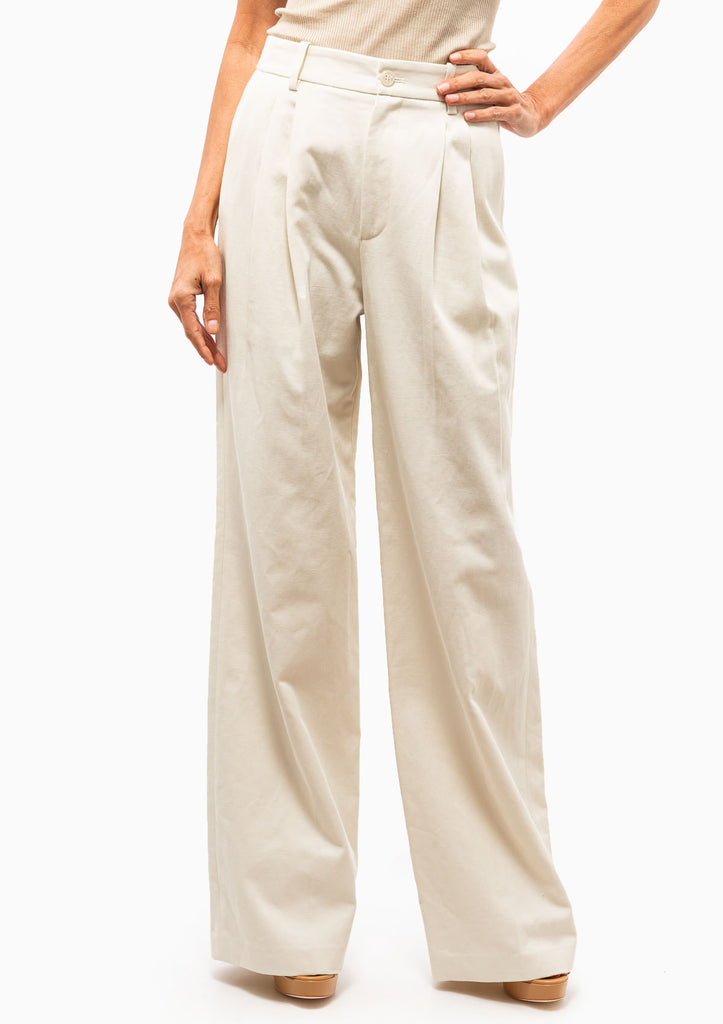 New NILI LOTAN x Target Birch Wide Leg Cream Pants Variety Sizes