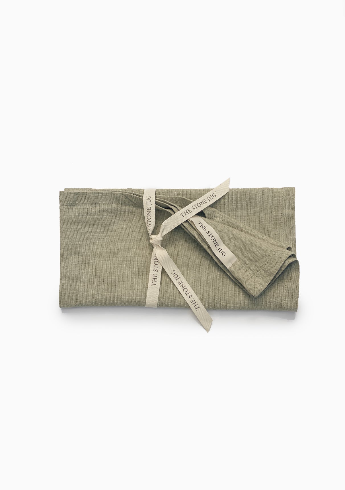 Sage Brush 100% Stone Washed Linen Napkin | Set Of 4