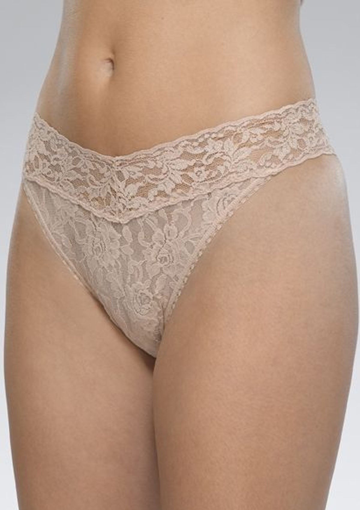 Signature Lace Original Thong | Chai