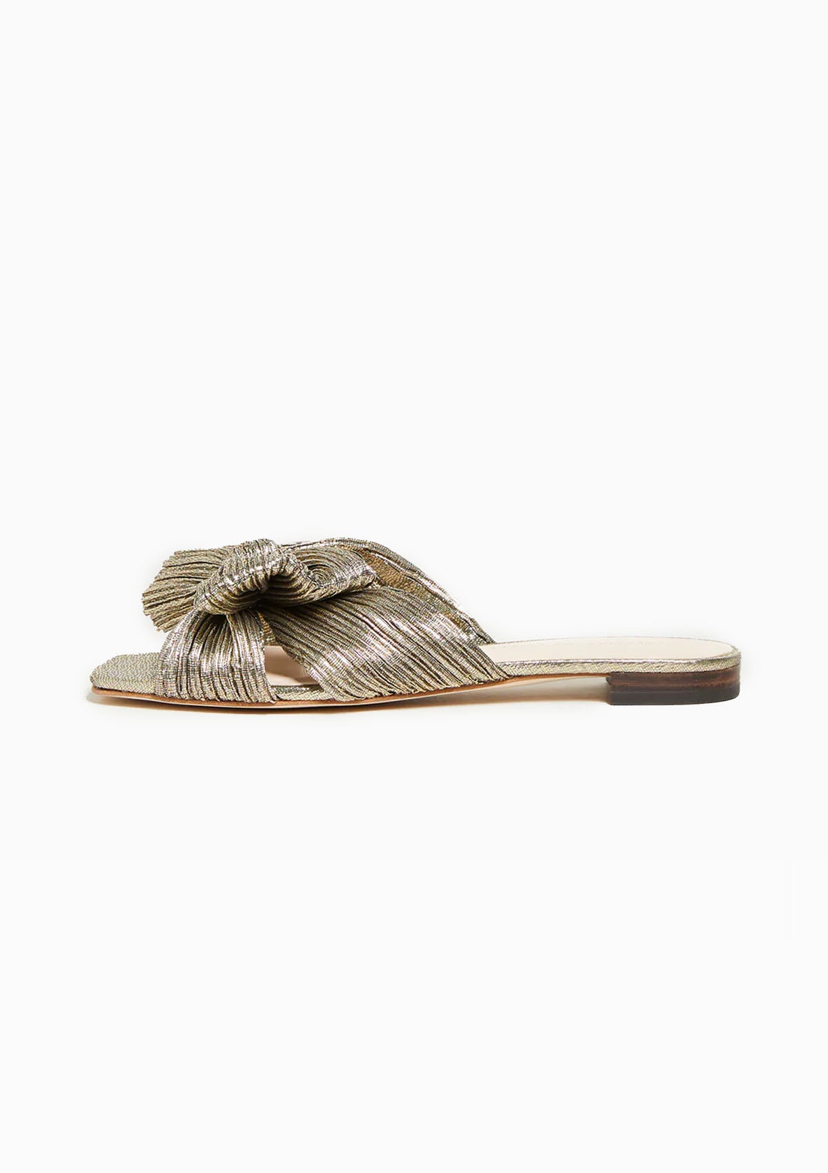 Daphne Bow Slide | Dark Gold