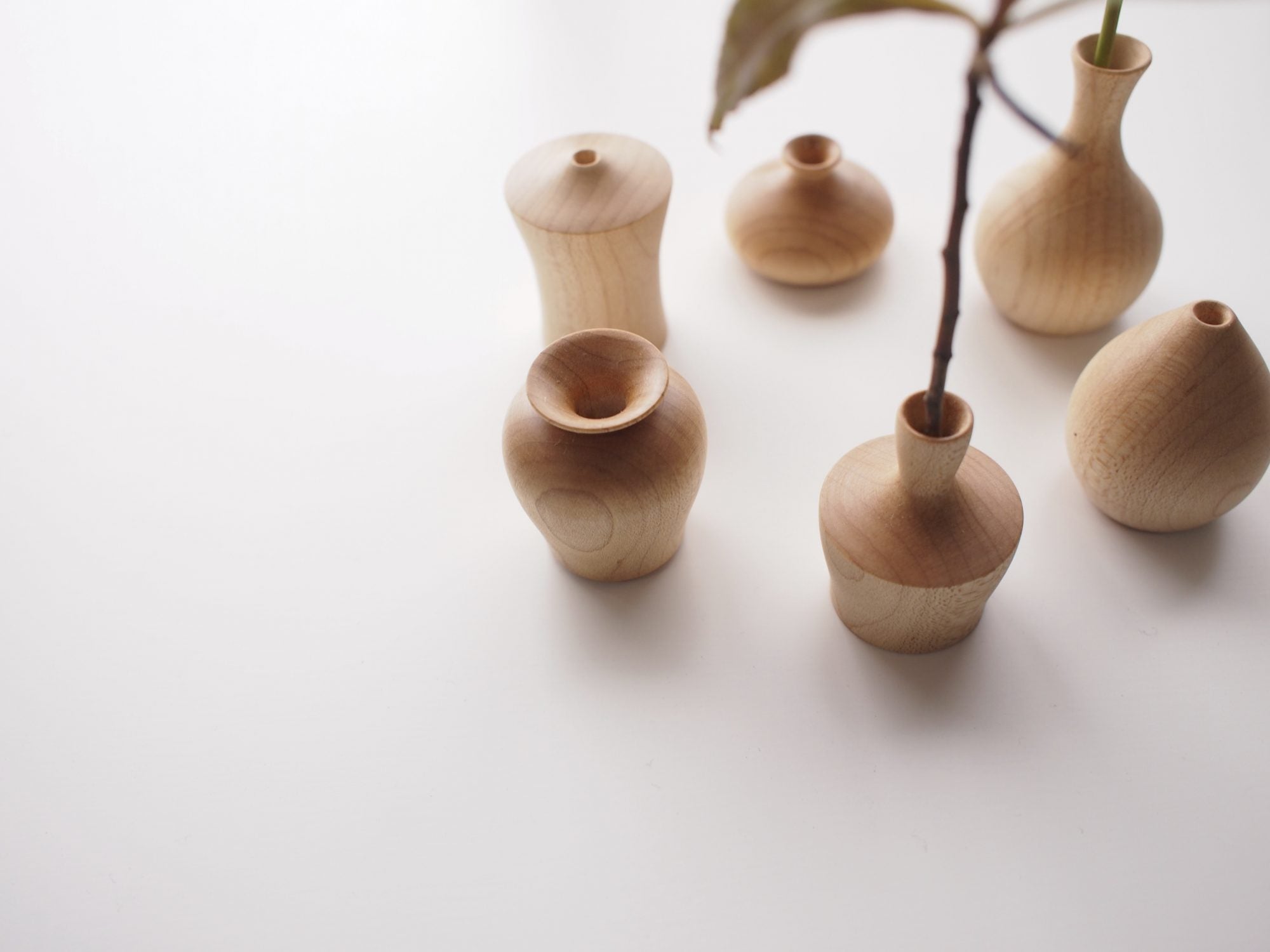 Tiny Wooden Flower Vase | Sake Cup