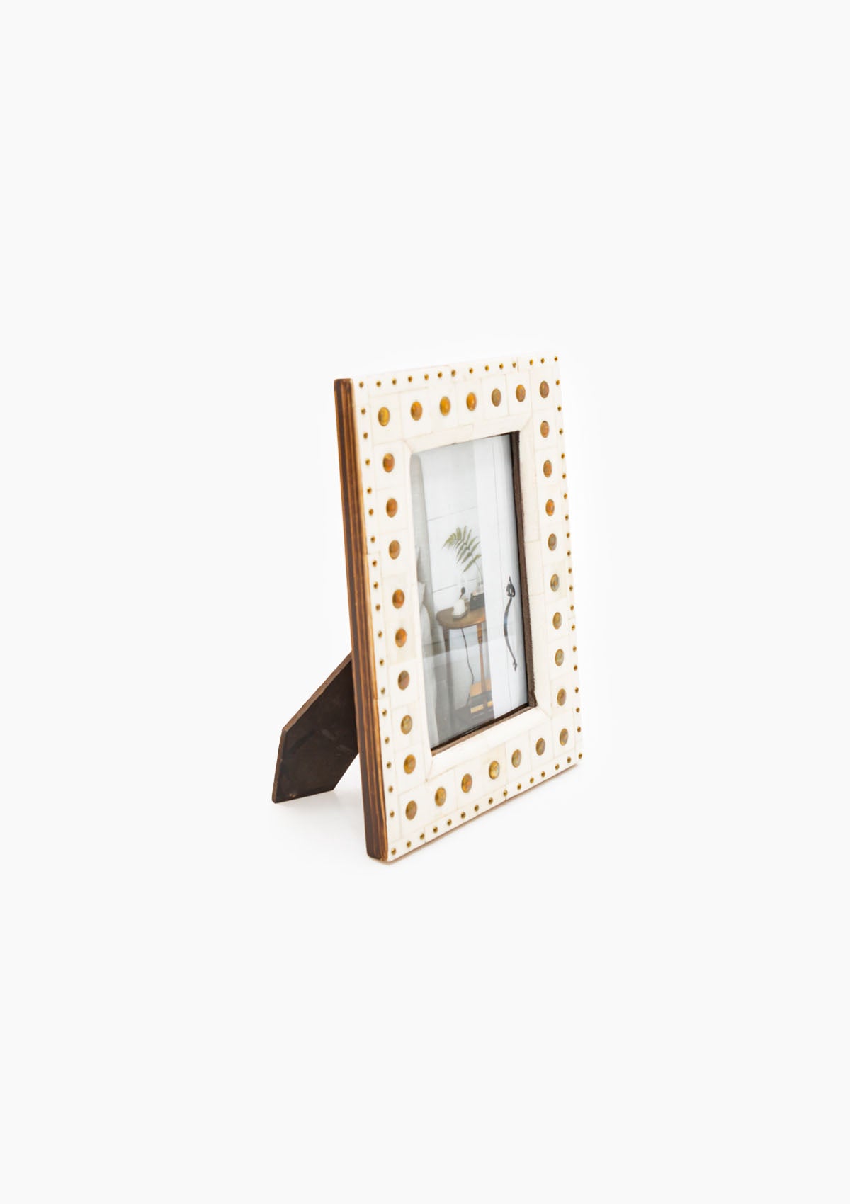 Brass Stud Frame 4" x 6" | Mixed Studs