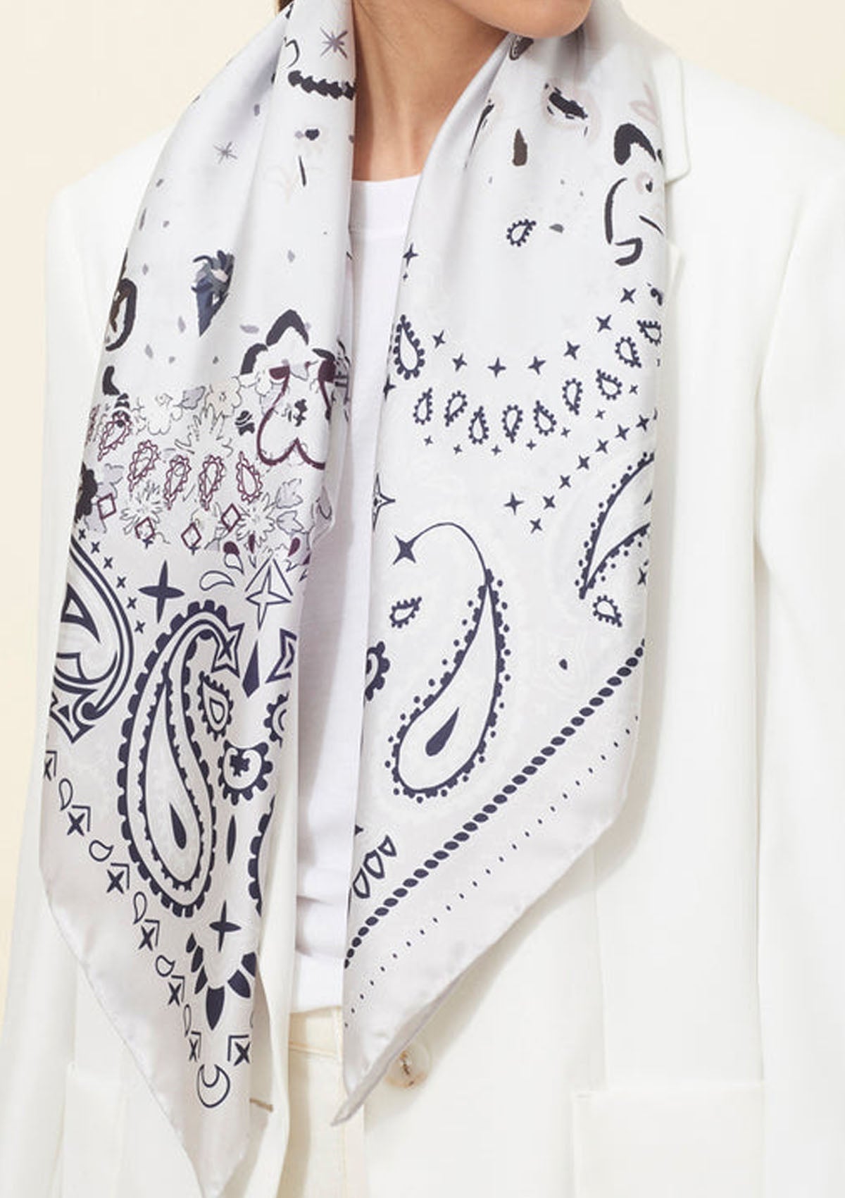 The Ranch Foulard | Bone